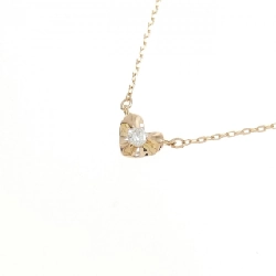 K18YG Dây chuyền kim cương hình trái tim 0.03CT - Hàng hiệu Chính hãng 863064