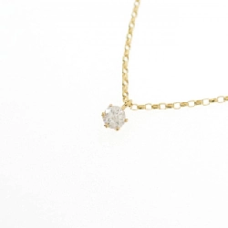 K18YG Solitaire Dây chuyền kim cương 0.08CT - Hàng hiệu Chính hãng 863214