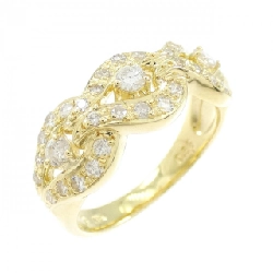 Nhẫn kim cương K18YG 0.53CT - Hàng hiệu Chính hãng