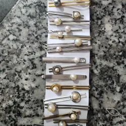 Kẹp cavat ngọc trai, đá 797416