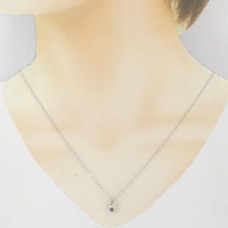 Dây chuyền Alexandrite hoa PT900/PT850 0.16CT - Hàng hiệu Authentic 857722