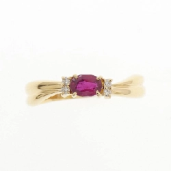 Nhẫn Ruby K18YG 0.25CT - Hàng hiệu Chính hãng 850418