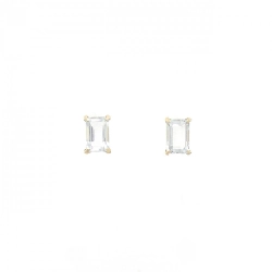 K10YG Aquamarine Bông tai - Hàng hiệu Chính hãng