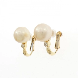 K18YG Bạch Ngọc Trai Bông Tai 10.3mm - Hàng hiệu Chính Hãng 872797