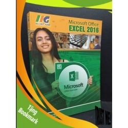 (TẶNG BOOKMARK) Microsoft Office excel 2016 mới 90% ố nhẹ 2022 RBK2809 GIÁO TRÌNH, CHUYÊN MÔN