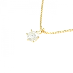 K18YG Solitaire Dây chuyền kim cương 0.15CT - Hàng hiệu Chính hãng 856700