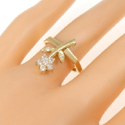 Nhẫn kim cương hoa K18YG 0.32CT - Hàng hiệu Chính hãng 854091