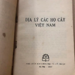 Sách Địa lý các họ cây Việt Nam - Vũ Văn Chuyên, Lê Trần Chấn, Trần Hợp 305584