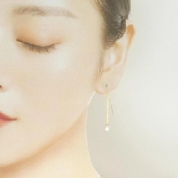 K18YG Bông tai ngọc trai Akoya 5.5mm - Hàng hiệu Chính hãng 869941