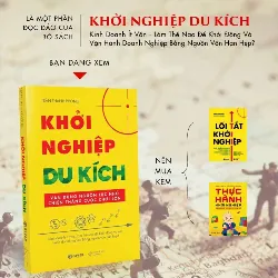 Khởi Nghiệp Du Kích - Trần Thanh Phong - GIVER BOOKS - MARKETING KINH DOANH