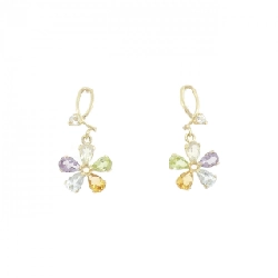 K10YG Hoa Tai Đá Màu - Hàng hiệu Chính hãng