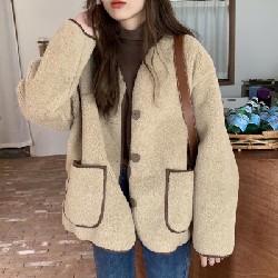 Áo khoác lông cừu nữ 24574