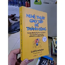 Nghệ thuật giao tiếp để thành công mới 90% 2018 KỸ NĂNG HCM2908 Blogmeo21025