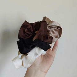 Combo 3 cột tóc vải phi bóng
