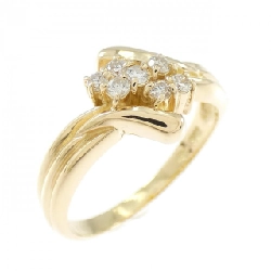 Nhẫn kim cương K18YG 0.15CT - Hàng hiệu Chính hãng