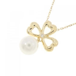 K18YG Ngọc trai Akoya Dây chuyền 6.3mm - Hàng hiệu Chính hãng 856830