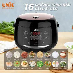 Nồi cơm điện UNIE UEC1572B dung tích 1.5L, lòng nồi gốm cao cấp 958039