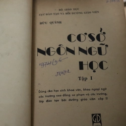 Cơ sở ngôn ngữ học 1977 - tập 1 465853