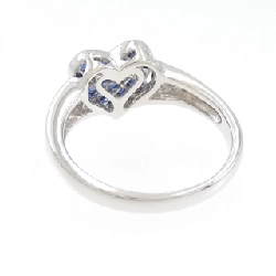 Nhẫn Sapphire hình trái tim K18WG 672752