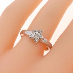 Nhẫn kim cương pavé K18WG 0.12CT 668436