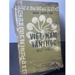 Việt Nam văn học sử yếu 1968 mới 50% ố vàng rách bìa Dương Quảng Hàm HPB2207 VĂN HỌC