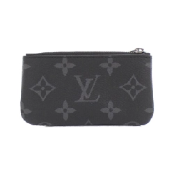 Louis Vuitton Monogram Eclipse Reverse Card Key Case Pochette Clé M80905 Coin & Key Case - Hàng hiệu Authentic 771544