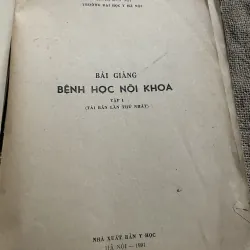Bài giảng bệnh học nội khoa tập một 791844