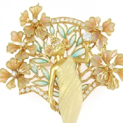 Mariela Đá màu Brooch - Hàng hiệu Chính hãng 845459