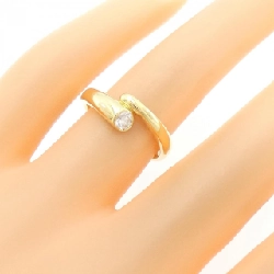 Nhẫn kim cương K18YG 0.17CT 667738