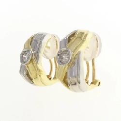 K18YG/PT900 Bông tai/Khuyên tai kim cương 0.30CT - Hàng hiệu Chính hãng 876280