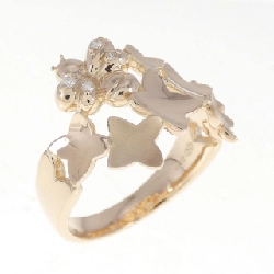 Nhẫn kim cương K10PG 0.02CT