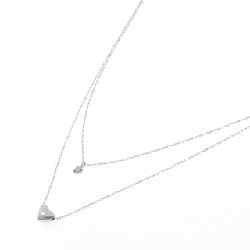 K10WG Dây chuyền hình trái tim bằng đá cubic - Hàng hiệu Authentic 857995