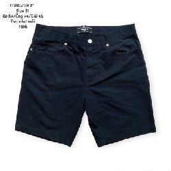 Quần short kaki Forever 21 size 31 màu xanh dương đẹp như mới 11091