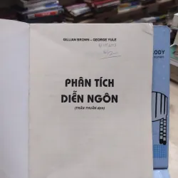 sách: Phân tích diễn ngôn - Trần Thuần (Dịch) (A1) 568290