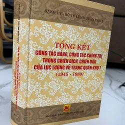 Tổng kết Công tác Đảng, Công tác Chính trị trong Chiến dịch, Chiến đấu của LLVT Quân khu 7
