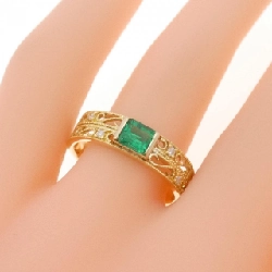 Nhẫn Emerald K18YG - Hàng hiệu Chính hãng 851806