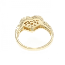 Nhẫn kim cương pavé hình trái tim K18YG 0.52CT - Hàng hiệu chính hãng 850749