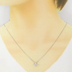 K18WG Hoa Đá Kim Cương Dây Chuyền 0.29CT - Hàng hiệu Chính hãng 861172