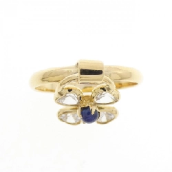 Nhẫn Sapphire 750YG Cỏ Ba Lá 670895