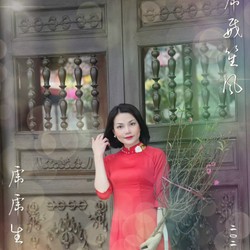 Áo dài vải lụa Mỹ sz S 193471