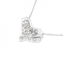 K18WG Dây chuyền kim cương hình trái tim 0.50CT - Hàng hiệu Chính hãng 860863