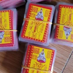 Combo 100 chiếc phù bình an mẹ quan âm - ép plastic 762290