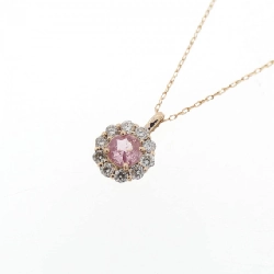 K18PG Sapphire Necklace 0.12CT - Hàng hiệu Authentic 858486