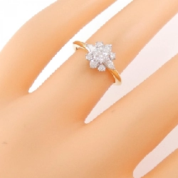 Nhẫn kim cương 750YG/PT950 0.28CT D IF 3EXT - Hàng hiệu Authentic 873009