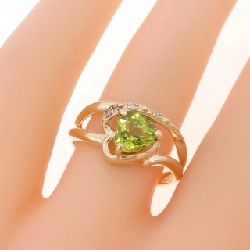 K10YG Peridot Ring - Hàng hiệu Authentic 852873