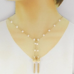 K18YG Ngọc trai nước ngọt - Hàng hiệu Authentic 856680