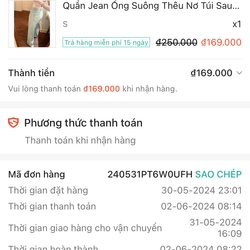 Quần jean ống suông thêu nơ 222789