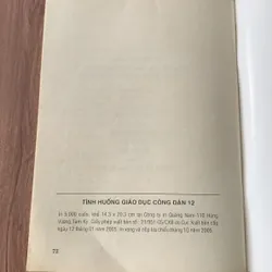 Tình huống Giáo dục công dân 12, sách giáo khoa in năm 2005 674622