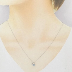 K18WG 2WAY Aquamarine Necklace - Hàng hiệu Authentic 859405