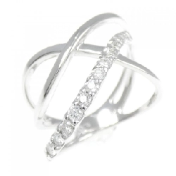 Nhẫn kim cương K18WG 0.25CT